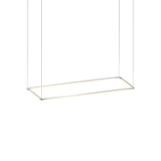 Koncept ZBP-36-R Z-Bar Rectangle 4-lt 38" LED Pendant - Silver