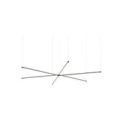Koncept ZBP-36-TS Z-Bar Tri-Star 6-lt 76" LED Pendant - Matte Black