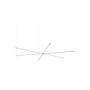 Koncept ZBP-36-TS Z-Bar Tri-Star 6-lt 76" LED Pendant - Silver