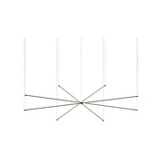 Koncept ZBP-48-QS Z-Bar Quad Star 8-lt 101" LED Pendant - Matte Black