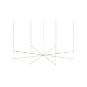 Koncept ZBP-48-QS Z-Bar Quad Star 8-lt 101" LED Pendant - Silver