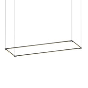 Koncept ZBP-48-R Z-Bar Rectangle 4-lt 51" LED Pendant - Matte Black