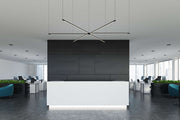 Koncept ZBP-36-TS Z-Bar Tri-Star 6-lt 76" LED Pendant