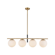 Alora Mood LP421437 Zuri 4-lt 37" Linear Pendant - Brushed Gold