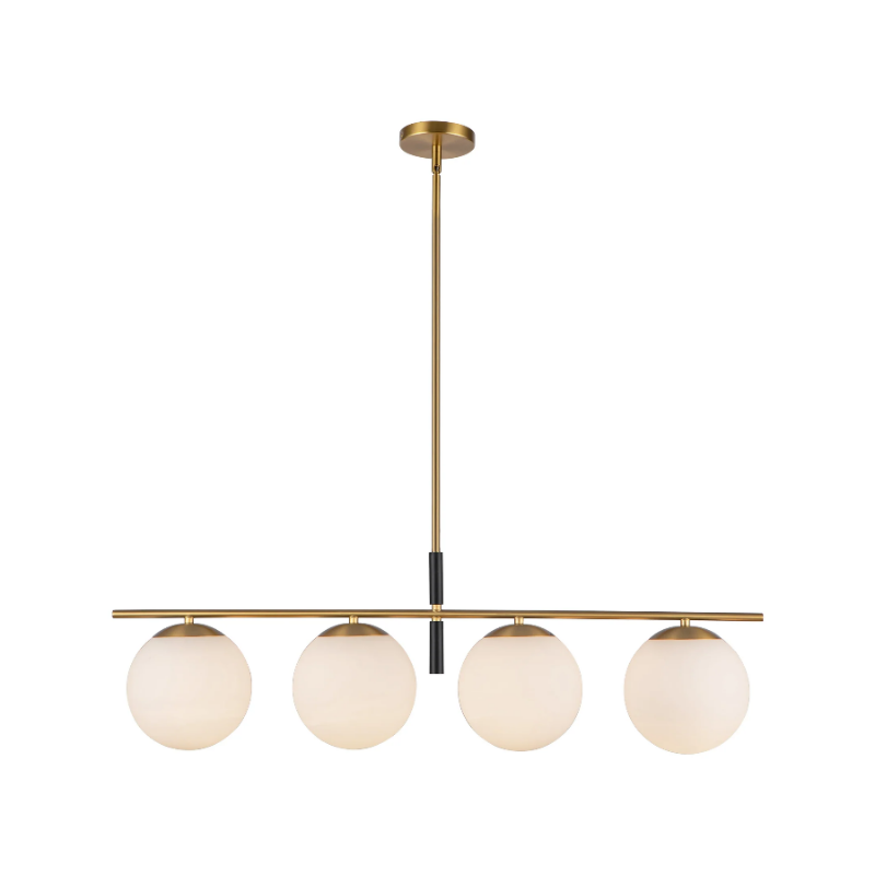 Alora Mood LP421437 Zuri 4-lt 37" Linear Pendant - Brushed Gold
