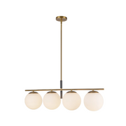 Alora Mood LP421437 Zuri 4-lt 37" Linear Pendant - Brushed Gold