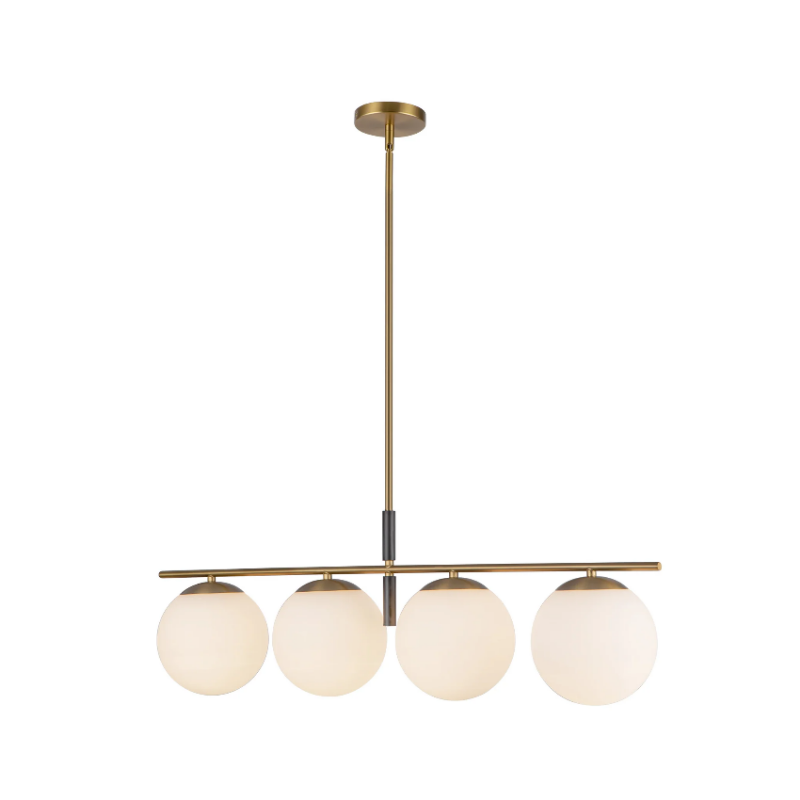 Alora Mood LP421437 Zuri 4-lt 37" Linear Pendant - Brushed Gold