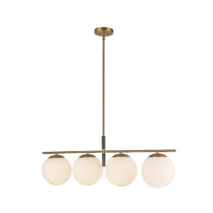 Alora Mood LP421437 Zuri 4-lt 37" Linear Pendant - Brushed Gold