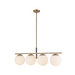 Alora Mood LP421437 Zuri 4-lt 37" Linear Pendant - Brushed Gold