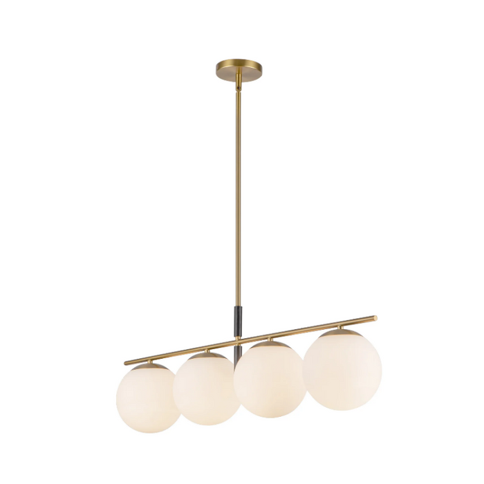 Alora Mood LP421437 Zuri 4-lt 37" Linear Pendant - Brushed Gold