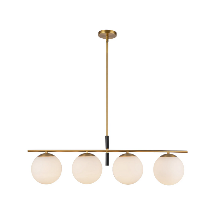 Alora Mood LP421437 Zuri 4-lt 37" Linear Pendant - Brushed Gold