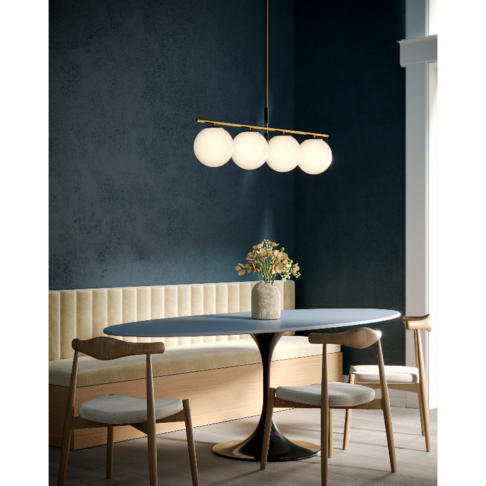 Alora Mood LP421437 Zuri 4-lt 37" Linear Pendant