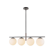 Alora Mood LP421437 Zuri 4-lt 37" Linear Pendant - Matte Black