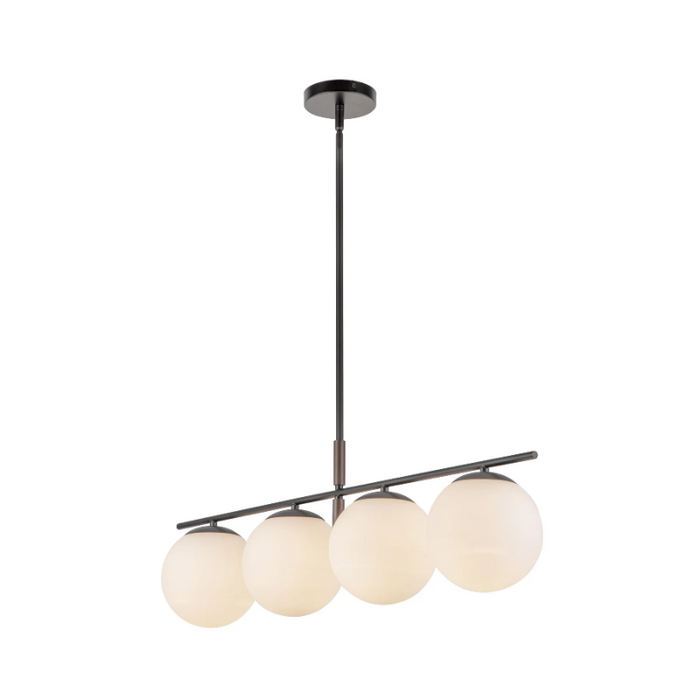 Alora Mood LP421437 Zuri 4-lt 37" Linear Pendant - Matte Black