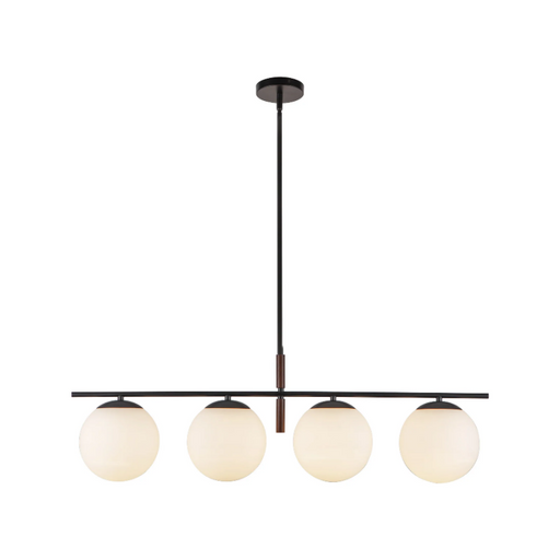 Alora Mood LP421437 Zuri 4-lt 37" Linear Pendant - Matte Black