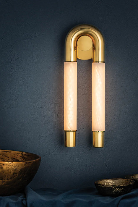 Corbett 471-02 Zeme 2-lt 19" Tall LED Wall Sconce