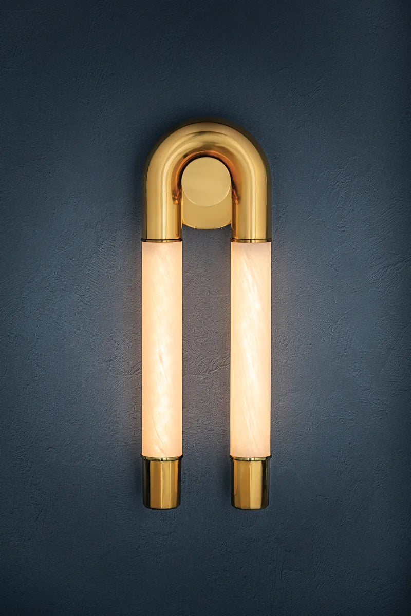 Corbett 471-02 Zeme 2-lt 19" Tall LED Wall Sconce