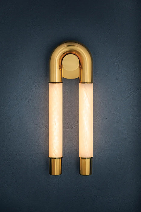 Corbett 471-02 Zeme 2-lt 19" Tall LED Wall Sconce