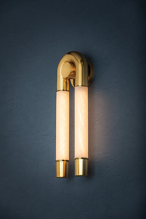 Corbett 471-02 Zeme 2-lt 19" Tall LED Wall Sconce