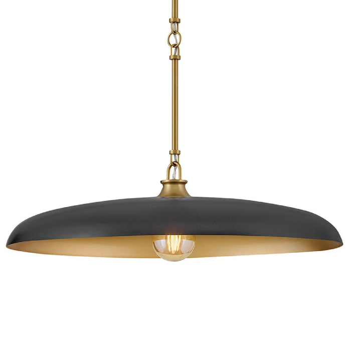Hinkley 48165 Sadie 1-lt 24" LED Chandelier - Lacquered Brass/Black
