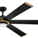 Hinkley 906964 Andros 64" Indoor/Outdoor Smart Ceiling Fan with LED Light Kit - Matte Black