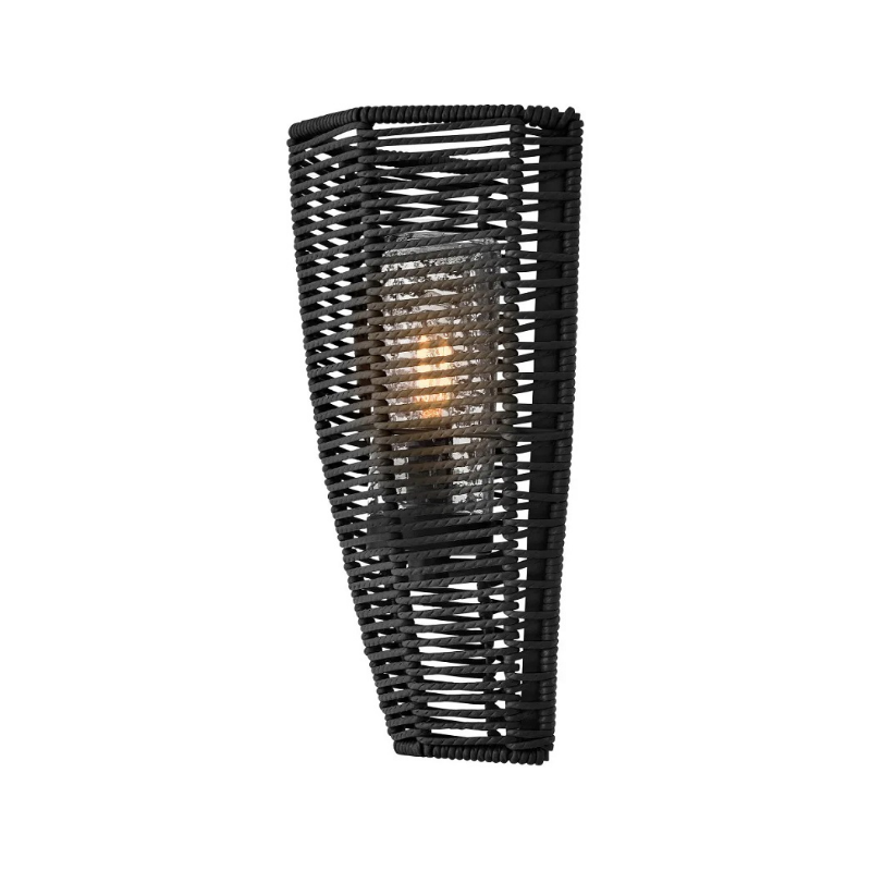 Hinkley 10380 Luca 1-lt 12" Tall LED Outdoor Wall Sconce - Black