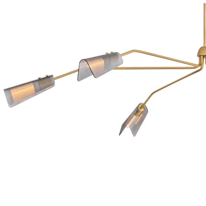 Hinkley 48306 Altman 6-lt 80" LED Chandelier - Lacquered Brass