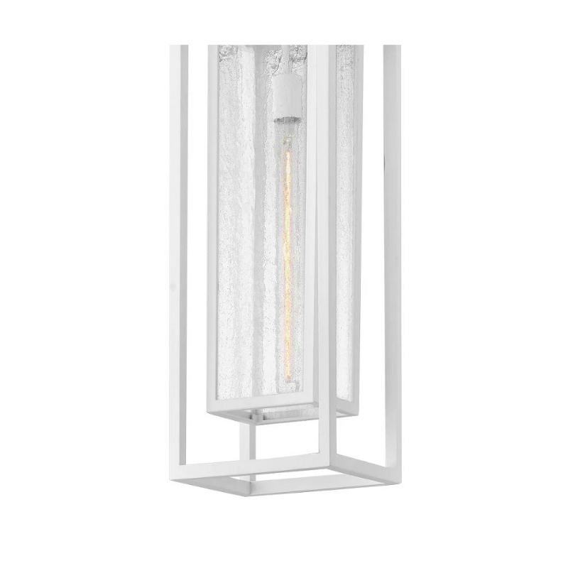 Hinkley 1006 Republic 1-lt 9" LED Hanging Lantern - Textured White