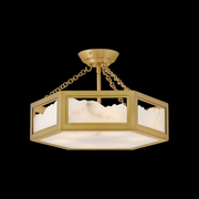 Fredrick Ramond FR41533 Veleta 6-lt 17" LED Semi Flush Mount