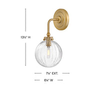 Hinkley 57410 Helene 1-lt 14" Tall LED Wall Sconce