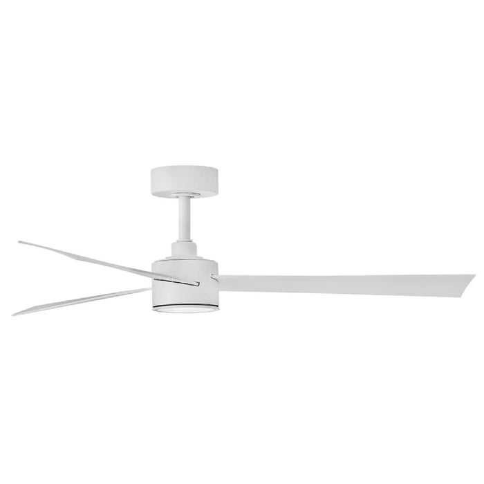 Hinkley 907452 Speck 52" Indoor/Outdoor Smart Ceiling Fan with LED Light Kit - Matte White