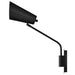 Hinkley 48310 Bray 1-lt 17" Tall LED Swing Arm Wall Sconce - Black