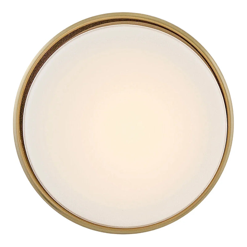 Hinkley 30070 Cedric 1-lt 5" LED Flush Mount - Lacquered Brass
