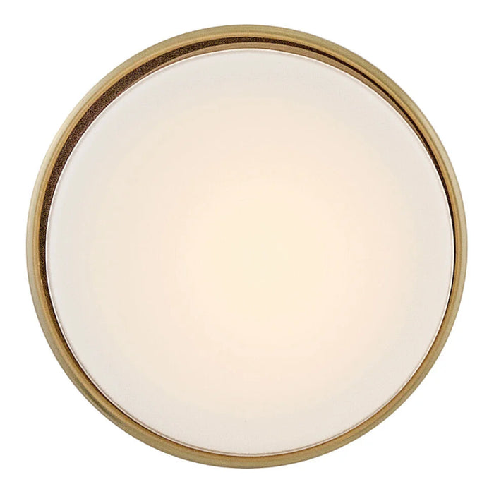 Hinkley 30070 Cedric 1-lt 5" LED Flush Mount - Lacquered Brass