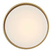 Hinkley 30070 Cedric 1-lt 5" LED Flush Mount - Lacquered Brass