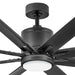 Hinkley 907166 Vantage 66" Indoor/Outdoor Smart Ceiling Fan with LED Light Kit - Matte Black