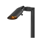 Hinkley 16507 Hardy Island 27" Tall LED Spot Light and Stem, 12V - Brass Satin Black