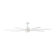 Hinkley 910672 Current 72" Smart Ceiling Fan with LED Light Kit - Matte White