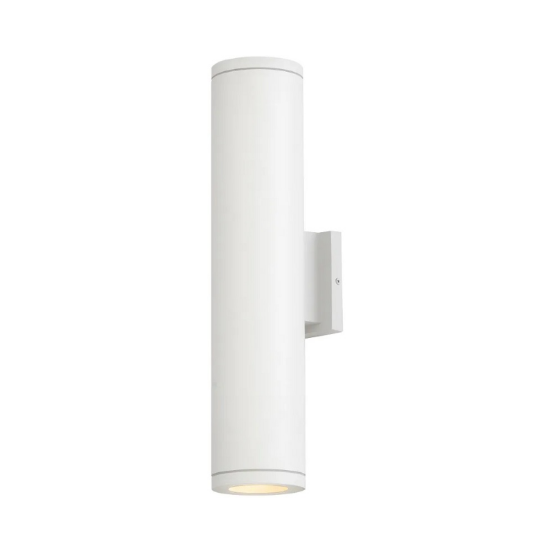Hinkley 13598 Silo 2-lt 20" Tall LED Outdoor Wall Sconce - Textured White