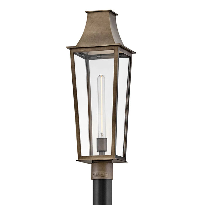 Hinkley 28891 Georgetown 1-lt 26" Tall LED Outdoor Post Top Lantern - Burnished Bronze