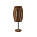 Accord 7011 Barrel 1-lt 21" Tall LED Table Lamp-Imbuia