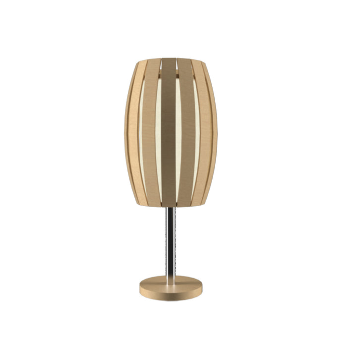 Accord 7011 Barrel 1-lt 21" Tall LED Table Lamp-Maple