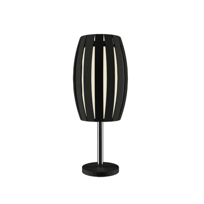 Accord 7011 Barrel 1-lt 21" Tall LED Table Lamp-Charcoal
