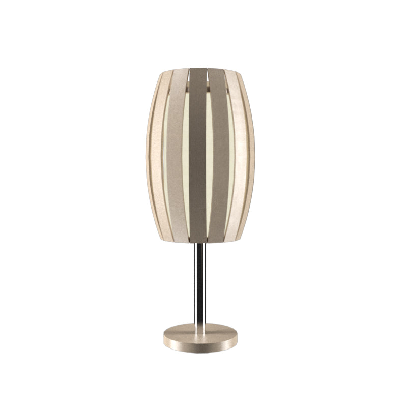 Accord 7011 Barrel 1-lt 21" Tall LED Table Lamp-Organic Cappuccino