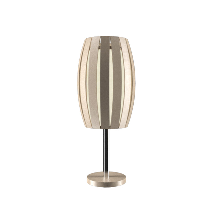 Accord 7011 Barrel 1-lt 21" Tall LED Table Lamp-Organic Cappuccino