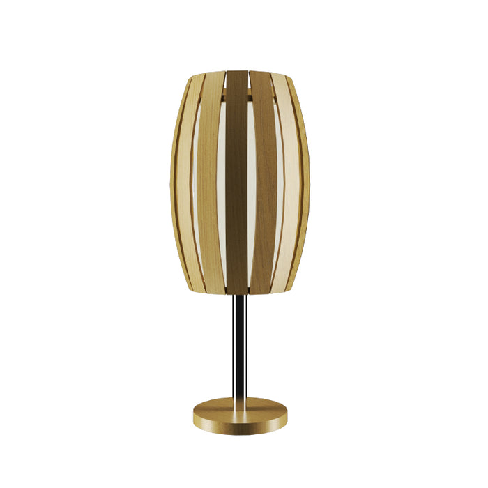 Accord 7011 Barrel 1-lt 21" Tall LED Table Lamp-Organic Gold