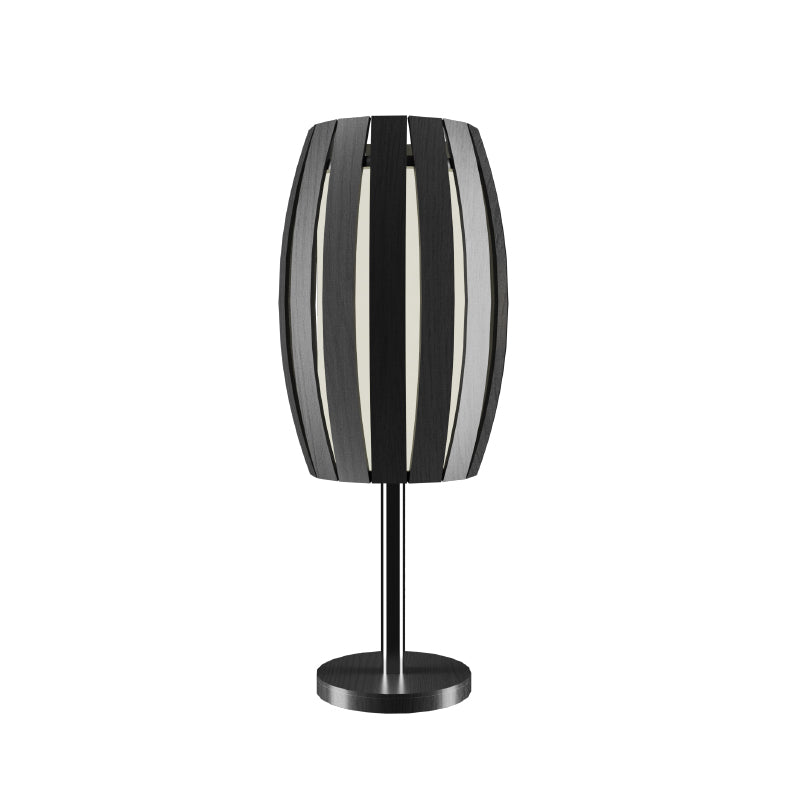 Accord 7011 Barrel 1-lt 21" Tall LED Table Lamp-Organic lead Grey