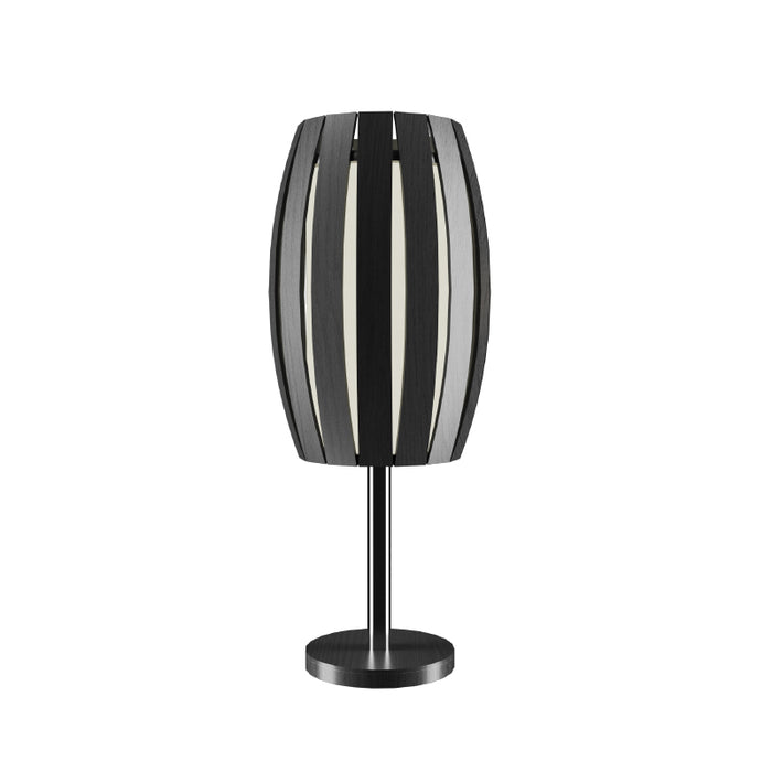 Accord 7011 Barrel 1-lt 21" Tall LED Table Lamp-Organic lead Grey