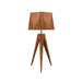Accord 7048 Facet 1-lt 24" Tall LED Table Lamp-Imbuia