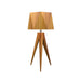 Accord 7048 Facet 1-lt 24" Tall LED Table Lamp-Teak